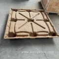 Versatile Compressed Wood Pallet for Forklift and Storage